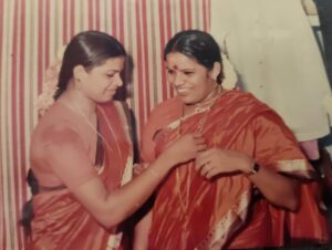 Meera Krishna, Meera Siva Instagram - Amma and chitta @sreelathadileep ❤️