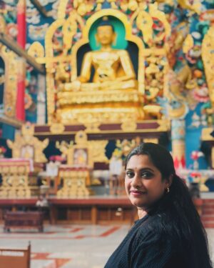 Meera Krishna, Meera Siva Instagram - Om Mani Padme Hum 🙏🏻