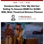 Megan Park Instagram - 🥹🥹🥹 Very overwhelmed and thrilled to have found the perfect home for our movie 🫠🫠🫠