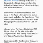 Megan Park Instagram - Insanely honored to be writing my first feature film with such an incredible studio/group of people. Woooow. V grateful. Los Angeles, California