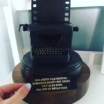 Megan Park Instagram - Dope little addition for our Austin trophy came in the mail. V cool. Going to announce some of the festivals we are hitting in 2017 with "Lucy in My Eyes" v soon 😍