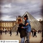 Megan Park Instagram - #Repost @shailenewoodley with @repostapp ・・・ this is how @meganparkithere and I feel about the new @maisonvalentino collection. #fashionweek #paris #pumped #unprecedentedvalentino photo credit: elias Paris, France