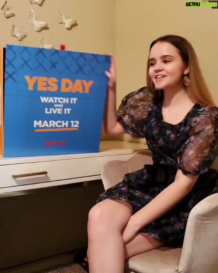 Megan Stott Instagram - YES DAY Premiere today!! So excited Check it out March 12th @netflixfilm @netflixfamily #YESDAYChallenge