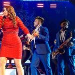 Meghan Trainor Instagram - James Casey. The sweetest, most talented saxophone player, singer, and artist. I feel so lucky I got to share the stage with you all of those nights. Our duet was my favorite part of the show. Not only were you an incredible saxophone player, but your vocals blew me away, and your smile always reminded me everything was gonna be alright. Rest peacefully @jamescaseysax I’ll miss you and cherish you forever 🕊️💙 #fuckcancer