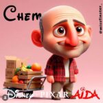 Melani Olivares Instagram - Los personajes de Aida ,como si fuéramos muñequitos de Disney, imaginados por la fantástica @missfinster_ 🤍🤍🤍🩷