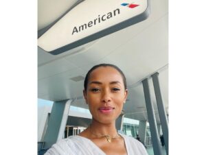 Melanie Liburd Instagram - What a pleasure it's been traveling with @americanair this past year. Reuniting with my family and friends after two long years and oh so many little adventures. New York, LA, London, Nashville, Mexico. #AmericanAirPartner