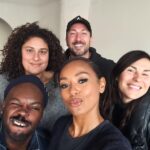 Melanie Liburd Instagram – What a beautiful way to start the year. I got to work with some of my closest friends who happen to be some of the most talented artist and creative people I’ve ever met. Thank you for your energy and precious time. What a year this is going to be. Love you guys 🤍