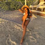 Melanie Liburd Instagram – That kind of rum punch chill 🇰🇳 Pinney’s Beach