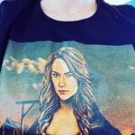 Melanie Scrofano Instagram - 1- Who got the keys to my Cayuga Two distinguished fictional characters observing the lack of ‘dicks’ on Day2 shirt. 2- Day 3: Dick on a shirt #galaxycon 📸 @dutchstarbuck