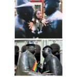 Melanie Scrofano Instagram - It seems like just yesterday I was breaking up a fight between these too. Love really does conquer all! Happy #pride, Calgary! 🌈❤️💋 #calgarypride