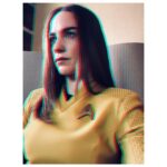 Melanie Scrofano Instagram - Captain’s Log: I am freaking out. Had good pancakes, coffee and coitus. Bossed people around and made people call me Sir. Was a great day. Looking forward to more. ✨ Now where did I leave my keys…. Airs today on @paramountplus #startrek #strangenewworlds @startrekonpplus