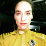Melanie Scrofano Instagram - Batel being a World Cup fan.