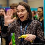 Melanie Scrofano Instagram - Hey Richmond! Nothing made sense and I loved it! Day 1 dick shirt and banana/shiv; Richmond Fire Inspector; Vase with A Soul (@capitol_vintage_richmond); Artistic rendering of all of us at the end of the weekend; iPoed (Poe Museum); k byyyyyyyyye #galaxycon