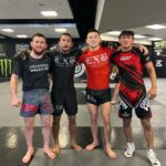 Merab Dvalishvili Instagram – 1st session in Vegas ✅ @syndicatemma . Thanks for the rounds @kody_steelebjj @merab.dvalishvili @raulrosasjr Syndicate Mixed Martial Arts