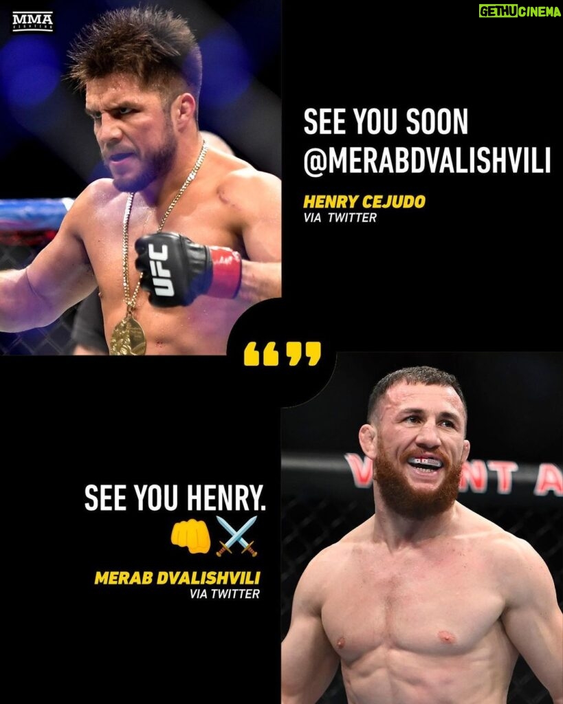 Merab Dvalishvili Instagram - Do we have ourselves a fight?