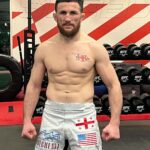 Merab Dvalishvili Instagram - Getting stronger 🦾🇬🇪👊 @nabeghlavi_geo Las Vegas, Nevada