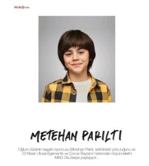 Metehan Parıltı Instagram - Mag Nisan ayı konuğuyuz☘️
Kısa bir röportaj ve 23 Nisan Ulusal Egemenlik ve Çocuk Bayramı hakkındaki düşüncelerimizi sizlerle paylaştık.
Keyifli okumalar 💐 @magdergi @layla_sirin_ajans
#magdergi #röportaj #23nisan