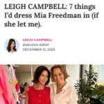 Mia Freedman Instagram - “I’ve put together a little edit of what I’d make her wear, if she let me. They can all be mixed and matched - a fun little capsule wardrobe, inspired by our chats.” Tap the link in bio to read more.