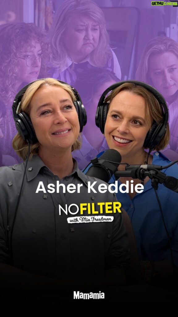 Mia Freedman Instagram - Asher Keddie has been one of Australia’s most acclaimed and beloved actors for decades. So what happened when Mia finally lured her into the No Filter studio after seven years of asking? A very, very candid conversation about friendship, fame and how she feels so different in her 40s than she has at any other time in her life. Listen to the latest episode of No Filter with @asherkeddieofficial and @miafreedman wherever you get your podcasts. 🎧