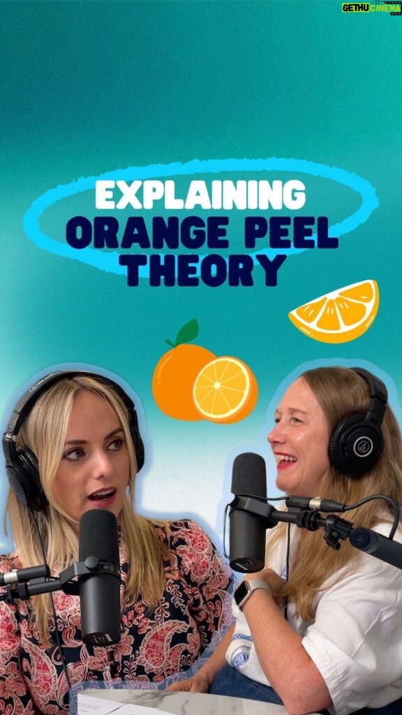 Mia Freedman Instagram - Do you and your partner pass the ‘Orange Peel Test’? Listen to the full episode of @mamamiaoutloud 🎧 #orangepeeltheory #orangepeel #relationships