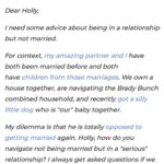 Mia Freedman Instagram - “I know that it is probably just social pressure and expectations, but I am also a bit of a romantic and love the idea of standing in front of my family and friends and declaring that this is my person, I pick this one!” @wainwrightholly’s latest column is out! Read at the link in my bio.