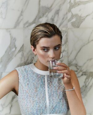 Mia Healey Instagram - @bazaaraustralia 
 @bulgari #partner