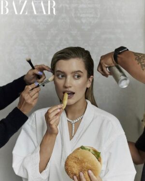 Mia Healey Instagram - @bazaaraustralia 
 @bulgari #partner