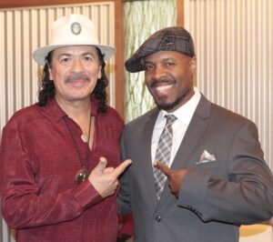 Michael Bearden Instagram - HBD🎉🎉 to one of the most beautiful souls I know. The legend @carlossantana ⠀
⠀
One of my favorite convos we’ve had was when he said to me, “let’s always strive to be weapons of mass compassion!” I felt that!👊🏾⠀
⠀
Enjoy! 🎉 And, many more! M~ #birthday #carlossantana #legend #icon #woodstock #spreadlove ⠀
⠀
(clip from the documentary film “Possibilities”)⠀check it out and the beautiful album we did! (yes! I still call them albums!)
⠀
I love the company I keep! #blessedlife 🙌🏾☺️