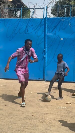 Michael Blackson Instagram - This little Liberian kid was better than the whole Ghana team in the African cup of nations. LIB 🇱🇷