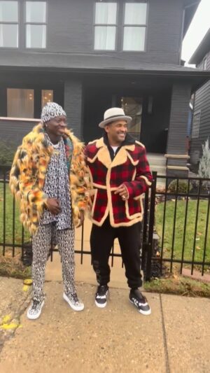 Michael Blackson Instagram - Ya remember that player hater who sold me that CD that I couldn’t get jiggy with? Well i found him on his old block in Indy, not only did he fix his old block he also gave me my money for that broken cd. Thanks Day Day @therealmikeepps