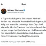 Michael Blackson Instagram - Tag anyone else you think has alopecia