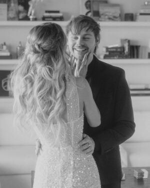 Michael Clifford Instagram - our hearts are so full🤍

-
ps here’s our formula for the most flawless & memorable experience🪄
🤍
photo & video @foolishlyrushingin 
planning & design @fawnevents.laura 
overall everything @fawnevents 
gowns & accessories @galialahav
floral @lovestruckblooms 
specialty rentals @archiverentals 
other rentals @mtb_event_rentals 
lighting @brillianteventlighting 
invites & signage @velvetfoxdesigns 
chef  @latabela @chefjerumel 
cocktails @bottlesandblooms 
hair @hairbykayti
makeup @beautybynat___ 
grooming @fitchlunarhair 
tan @bronzedbunny
day of coordinator @natalieeeb 
accessories @mariaelenaheadpieces
editing/emotional support @ryanfleming 
🤍
endlessly appreciative🤍
