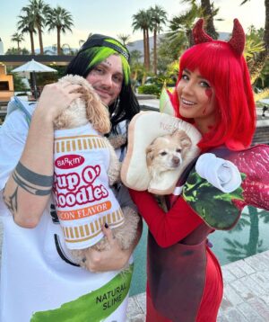 Michael Clifford Instagram - some would say we failed halloween this year, but 50% off at spirit halloween seems like a win to me
