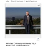 Michael Connelly Instagram – You could be a character in the next Michael Connelly novel! Proceeds support the national nonprofit @homesforourtroops for their annual Veterans Day Celebrity auction on eBay. Bidding ends this weekend. Link in bio.  #HFOTAuction2022 #veteransday