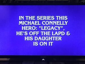 Michael Connelly Instagram - Who is…

#bosch #jeopardy