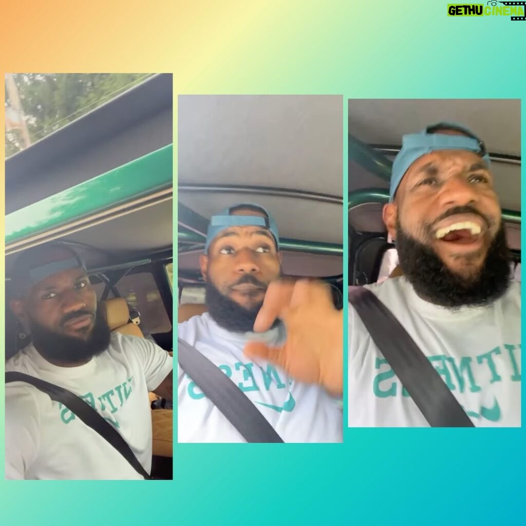 Michael Jackson Instagram - Basketball superstar LeBron James recently showed off his Michael Jackson fandom and posted on his Instagram “just cruising around with no care in the world!!!! MJ going strong and stank face on!!” while singing along to “This Place Hotel." Click story to see LeBron jam out to Michael.