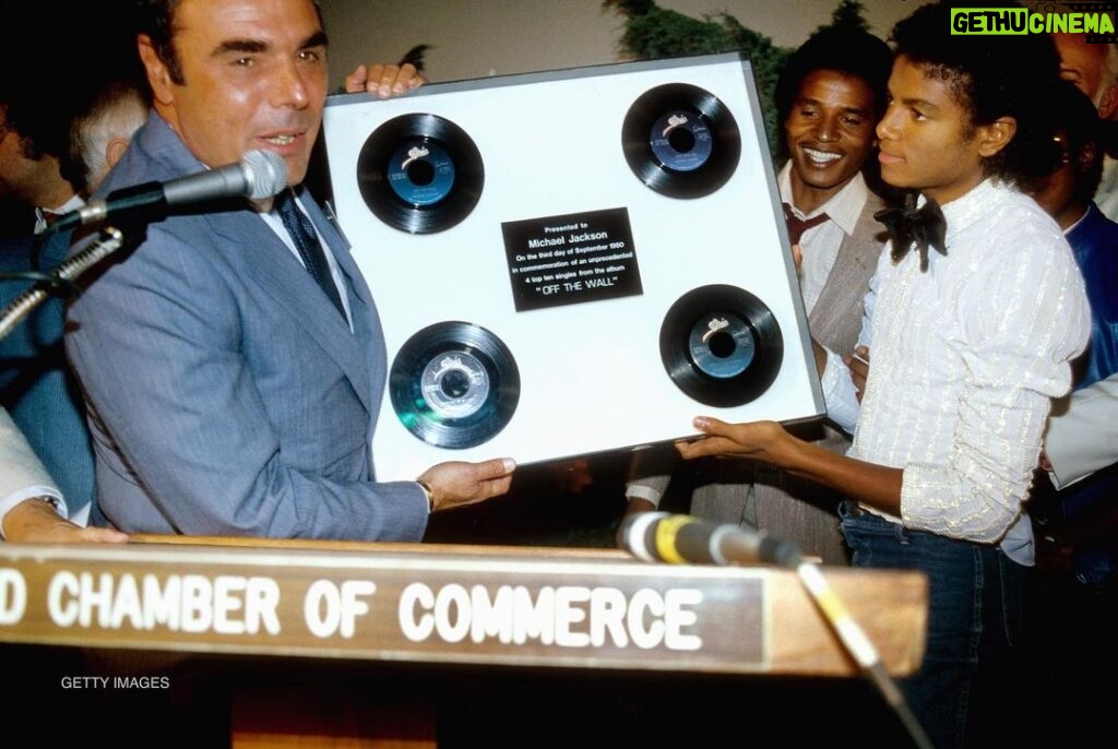 Michael Jackson Instagram - With his 'Off The Wall' album, Michael Jackson became the first solo artist to have 4 singles from the same album reach the Top 10 of the Billboard Hot 100. This week in 1980, the Hollywood Chamber of Commerce recognized Michael for the achievement.