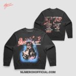 Michael Jackson Instagram – Just in time for Friday the 13th! Volume 3 of @mjmerchofficial is full of festive Halloween pieces and BAD TOUR throwbacks. Shop now while supplies last — link in bio.