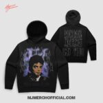 Michael Jackson Instagram – Just in time for Friday the 13th! Volume 3 of @mjmerchofficial is full of festive Halloween pieces and BAD TOUR throwbacks. Shop now while supplies last — link in bio.