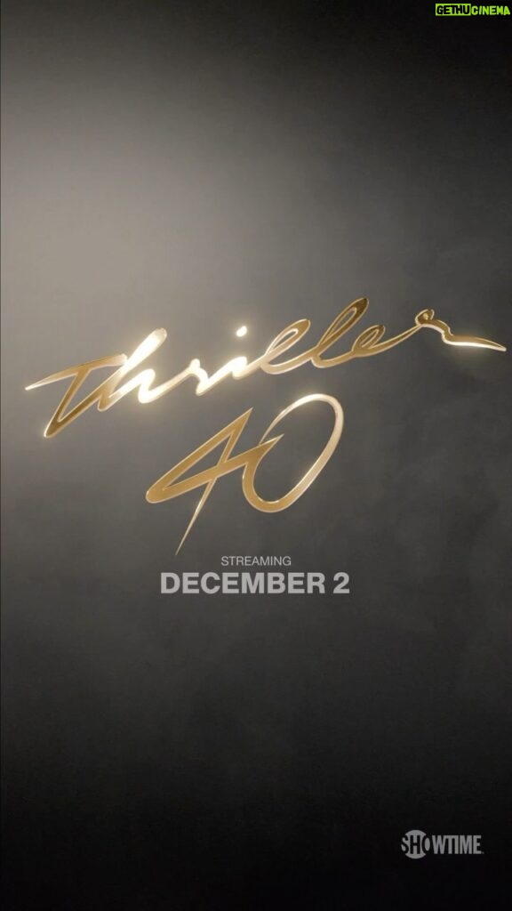 Michael Jackson Instagram - The long-awaited documentary about the album that changed the music world is almost here!  Mark your calendars for the premiere of THRILLER 40 on Showtime/Paramount+ on December 2!  #THRILLER40