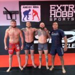 Michal Martínek Instagram - With head coach @koscielskiandrzej back in second home 🇵🇱💪🦍🔥🤝🫡 ANKOS MMA