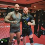 Michal Martínek Instagram - With head coach @koscielskiandrzej back in second home 🇵🇱💪🦍🔥🤝🫡 ANKOS MMA