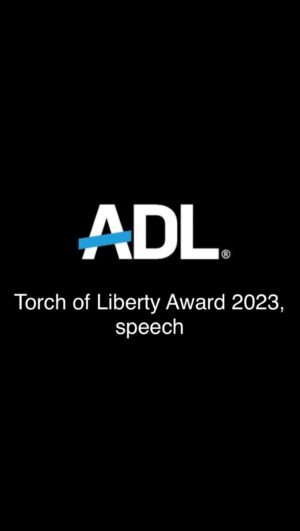 Michel Smith Boyd Instagram - The Torch of Liberty Award 2023. 
.
Each time. Every time. And always, my prayer is that whomever I’m addressing sees Him, and not me. I’m still filled with overwhelming gratitude to @adl_national and to the most beautiful tribe of family and friends that lift and inspire me daily. 
.
#antidefamationleague #adl #msbhowtoluxury