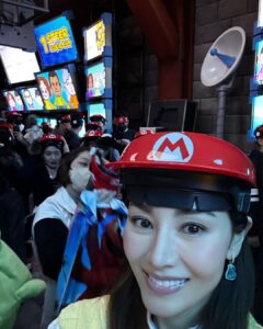Michelle Reis Instagram - ⁣ ⁣ ⁣ M in Marioland 🏎️ 👻🍄⁣ ⁣ Osaka, Japan