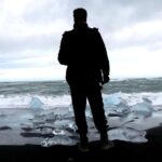Michelle Renaud Instagram - Diamond Beach 🤍🖤 📸 by Me 🩶 Diamond Beach, Iceland