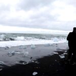 Michelle Renaud Instagram - Diamond Beach 🤍🖤 📸 by Me 🩶 Diamond Beach, Iceland