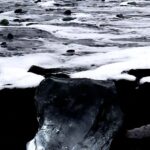 Michelle Renaud Instagram - Diamond Beach 🤍🖤 📸 by Me 🩶 Diamond Beach, Iceland