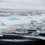 Michelle Renaud Instagram - Diamond Beach 🤍🖤 📸 by Me 🩶 Diamond Beach, Iceland