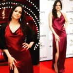 Michelle Rodriguez Instagram - The Devil wears red @degrisogono !!! Thank you @sisso86 for getting my horns come out in this sexy red @maisonsiran number ;) love you mama