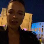 Michelle Rodriguez Instagram - Gracias Roma ✨💚🤍❤️ Ti voglio bene 🌬